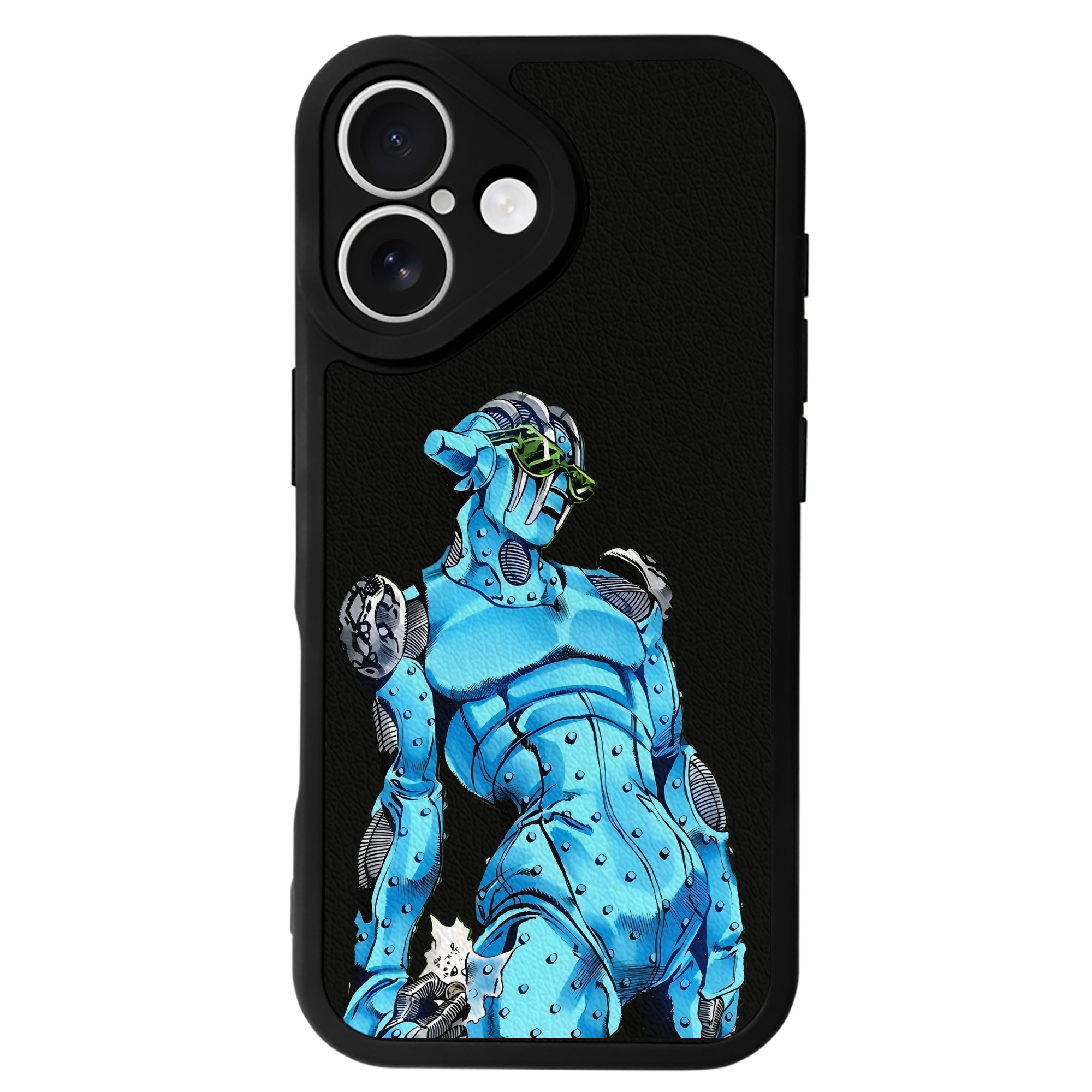 （画像用） ジョジョの奇妙な冒険 JoJo's Bizarre Adventure 【iPhone 16シリーズ対応】シリコンスマホケース（レザー調） 材質：シリコン